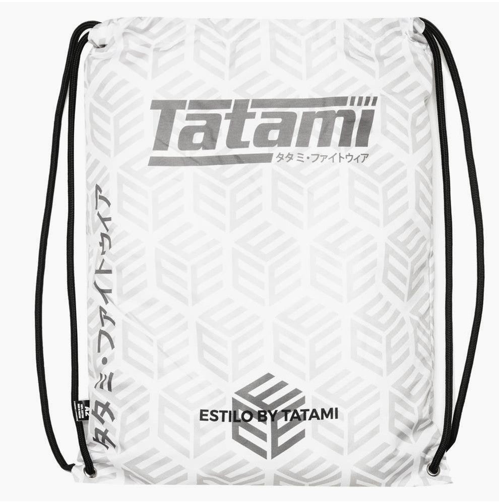 BJJ Gi Tatami Fightwear Estilo Black Label bianco-grigio