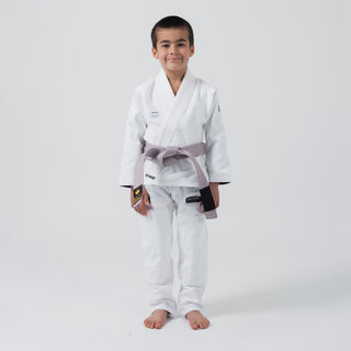 BJJ Gi bambino Kingz Kore V2 IBJJF Bianco
