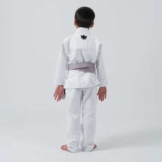 BJJ Gi bambino Kingz Kore V2 IBJJF Bianco