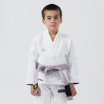BJJ Gi bambino Kingz Kore V2 IBJJF Bianco
