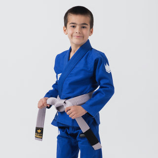 BJJ Gi bambino Kingz Kore V2 IBJJF Blu
