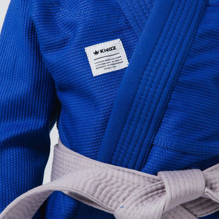 BJJ Gi bambino Kingz Kore V2 IBJJF Blu