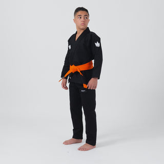 BJJ Gi bambino Kingz Kore V2 IBJJF Nero