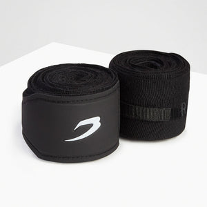 Bendaggi fasce mani Boxraw 4,5 metri Nero-Combat Arena