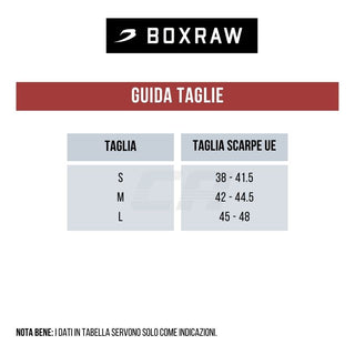 Calzini Boxraw Crew (3 paia) Nero