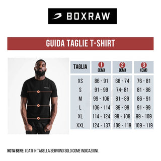 T-shirt Boxraw Sparring Club Oversize Nero