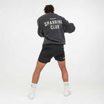 Felpa Boxraw Sparring Club Oversize Nero-Combat Arena