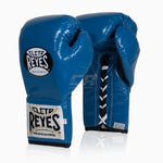 Guantoni Cleto Reyes Professional CB2 Blu-nero con lacci