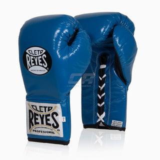 Guantoni Cleto Reyes Professional CB2 Blu-nero con lacci