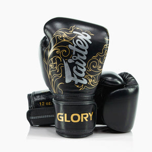 Guantoni Fairtex x Glory BGVG3 Nero-oro