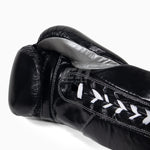 Guantoni Cleto Reyes Professional CB2 Nero-Argento con lacci