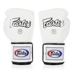 Guantoni Muay Thai Fairtex BGV5 Super Sparring Bianco