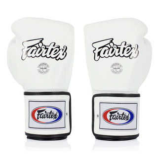Guantoni Muay Thai Fairtex BGV5 Super Sparring Bianco