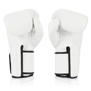 Guantoni Muay Thai Fairtex BGV5 Super Sparring Bianco