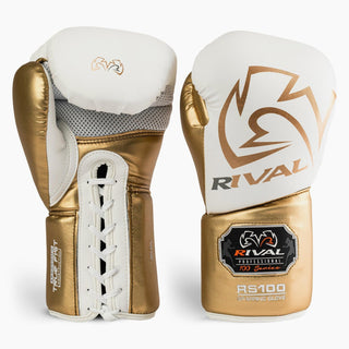Guantoni Rival Professional Sparring RS100 con lacci