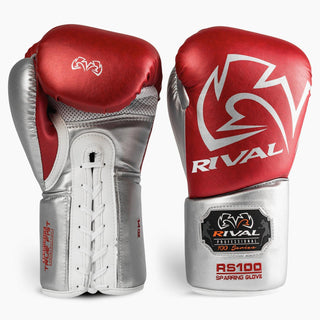 Guantoni Rival Professional Sparring RS100 con lacci