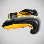 Guantoni Muay Thai Fairtex Super Sparring BGV18 Nero-oro