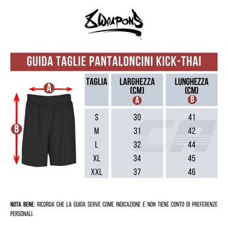 Pantaloncini kick-thai 8 Weapons Carbon Sak Yant Tigers