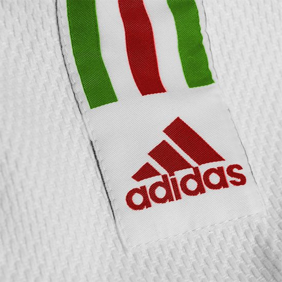 Judogi Adidas J500 con strisce Italia