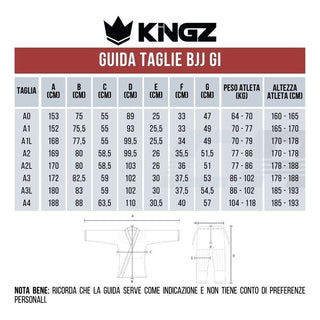BJJ Gi Kingz Balistico 4.0 IBJJF Nero