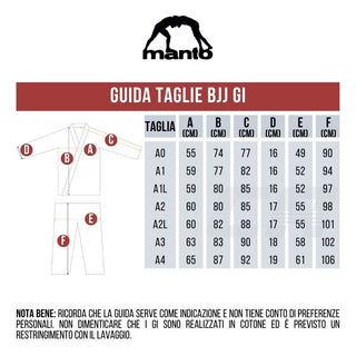 BJJ Gi Manto Tiger's Tail Nero