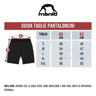 Pantaloncini MMA Manto Society nero