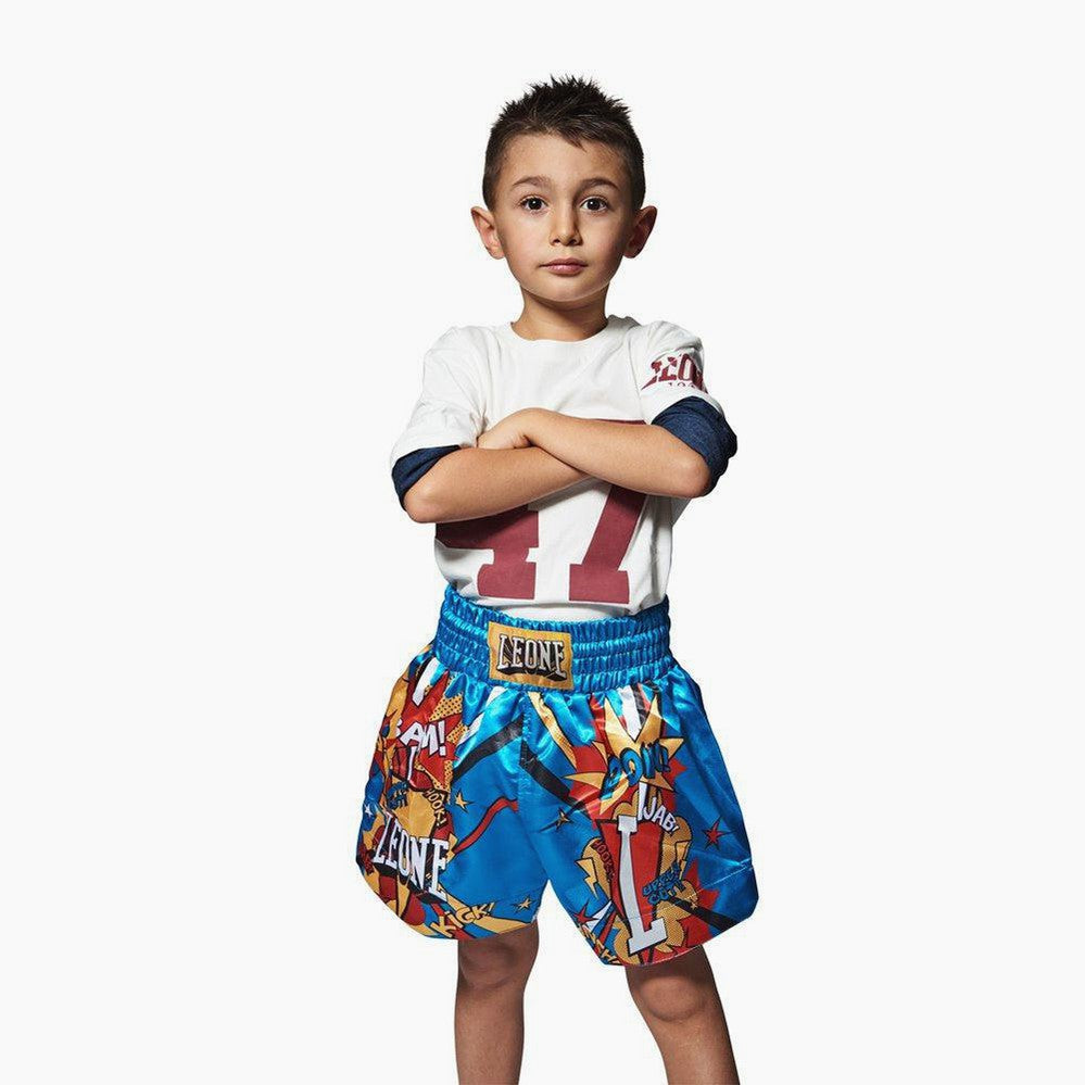 Pantaloncini bambino Kick Thai Leone Hero ABJ02 CombatArena