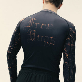 Rashguard Manto Free Hugs maniche lunghe