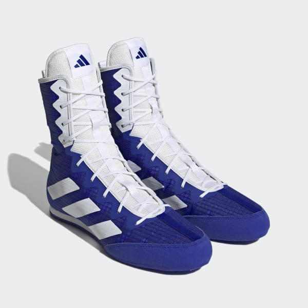 Stivaletti da Boxe Adidas Box Hog 4 Blu-bianco -  – Combat  Arena