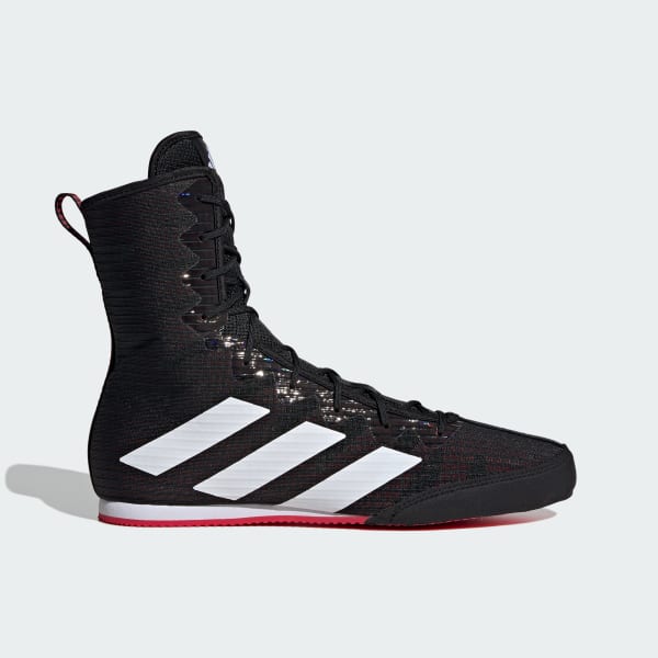 Scarpe da Boxe Adidas Box Hog 4 Nero-bianco-Combat Arena