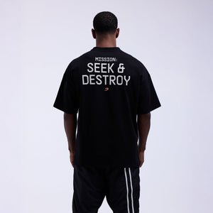 T-shirt Bivol x Boxraw Oversize Nero