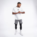 T-shirt Boxraw HRDR FSTR SMTR Oversize Bianco
