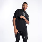 T-shirt Boxraw HRDR FSTR SMTR Oversize Nero