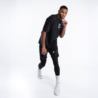 T-shirt Boxraw HRDR FSTR SMTR Oversize Nero