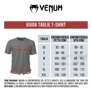 T-shirt Venum G-Fit Air Dry Tech nero rosso