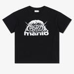 T-shirt oversize Manto Treasure Zone Nero