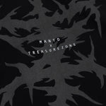 T-shirt oversize Manto Treasure Zone Nero