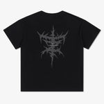 T-shirt oversize Manto Treasure Zone Nero