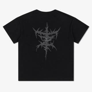 T-shirt oversize Manto Treasure Zone Nero