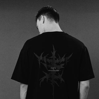 T-shirt oversize Manto Treasure Zone Nero