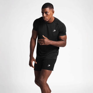 T-shirt tecnica Boxraw Valdes Nero