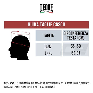 Caschetto Leone The Greatest CS433 con barra