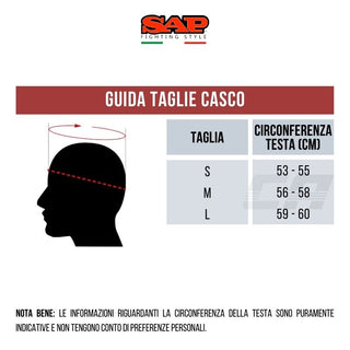 Caschetto SAP X-Fighter da Kick Boxing