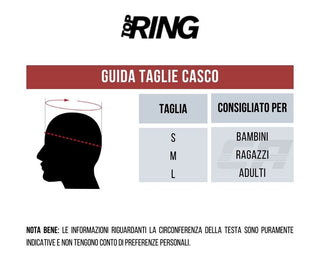 Caschetto Top Ring Iron con Griglia in Ferro Art. 338A