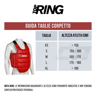 Corpetto Reversibile FIKBMS Top Ring Kickboxing Art. 69S