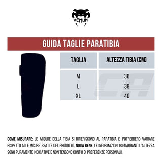 Paratibie con Parapiede Venum Challenger Nero Black
