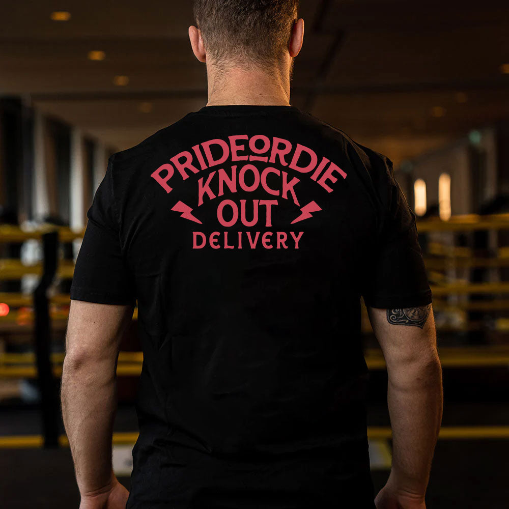 T-shirt Pride or Die Knock-out Delivery-Combat Arena