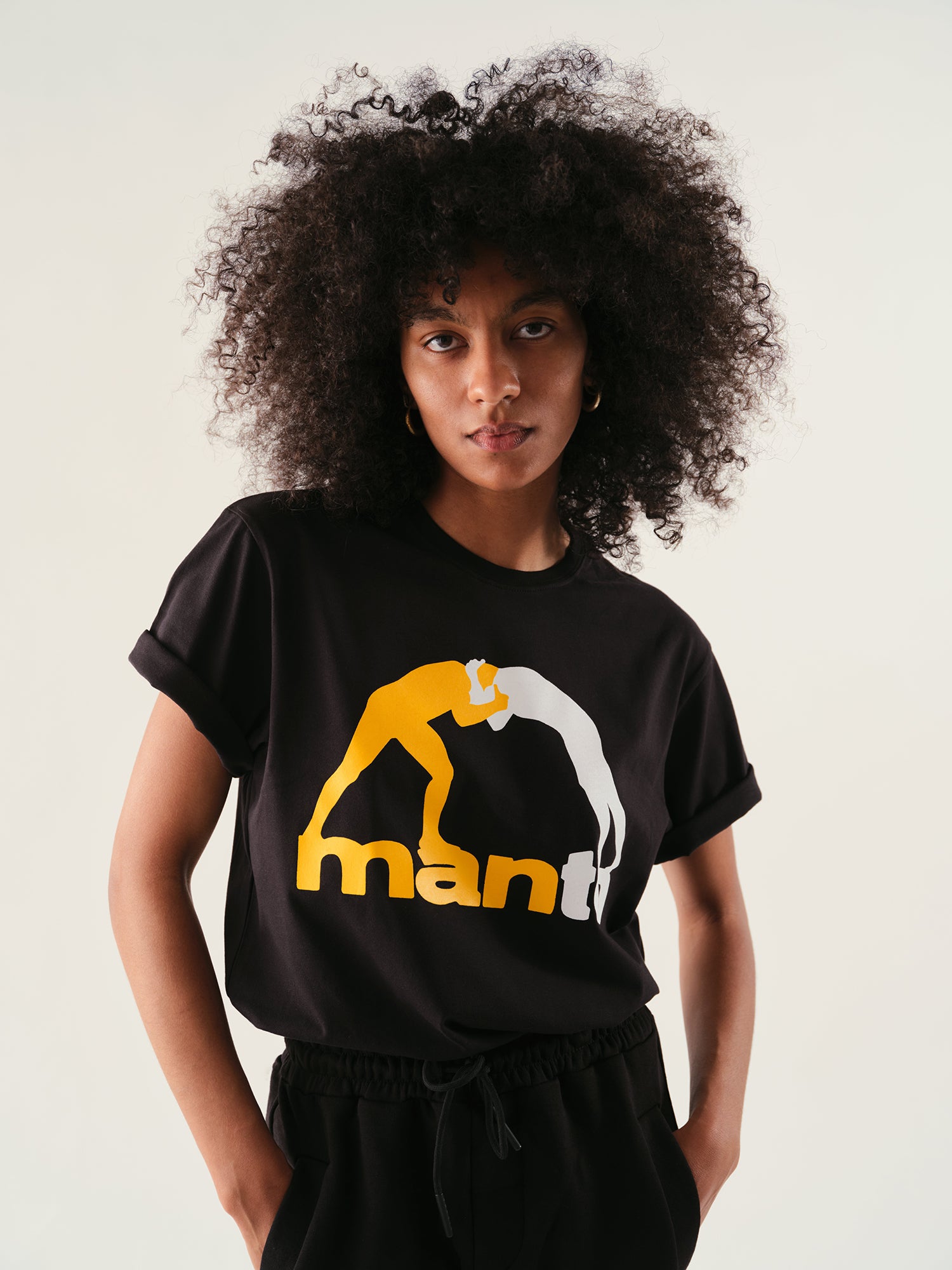 T-shirt Manto Logo Black-Combat Arena