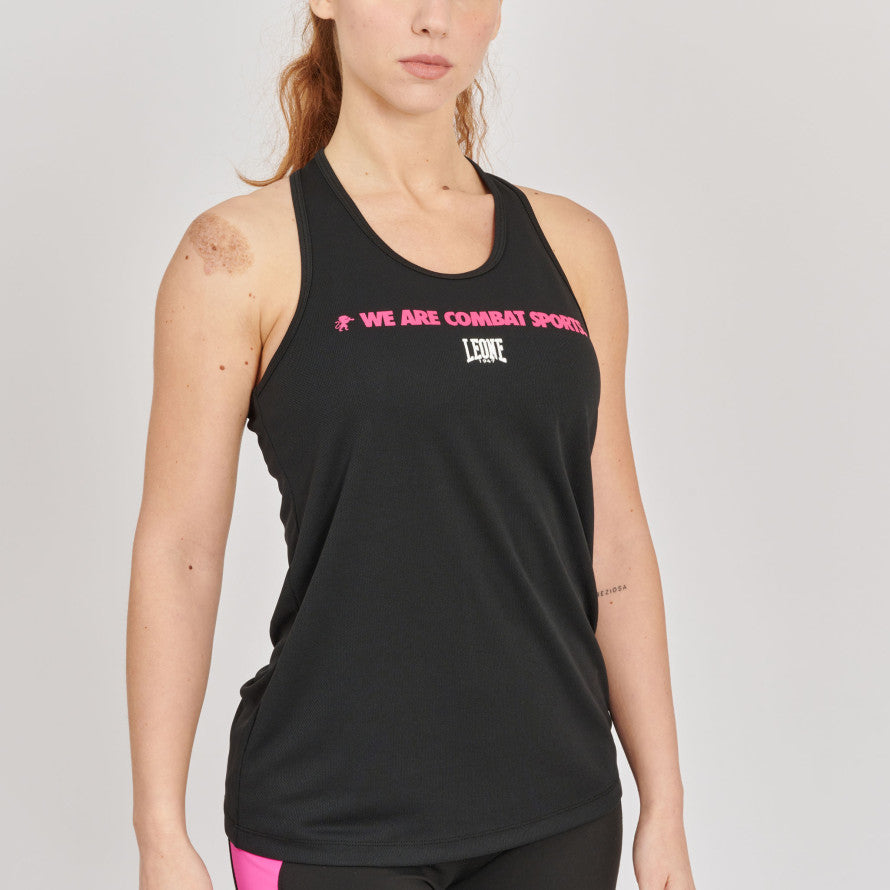 Canotta donna Leone Logo Wacs ABX142