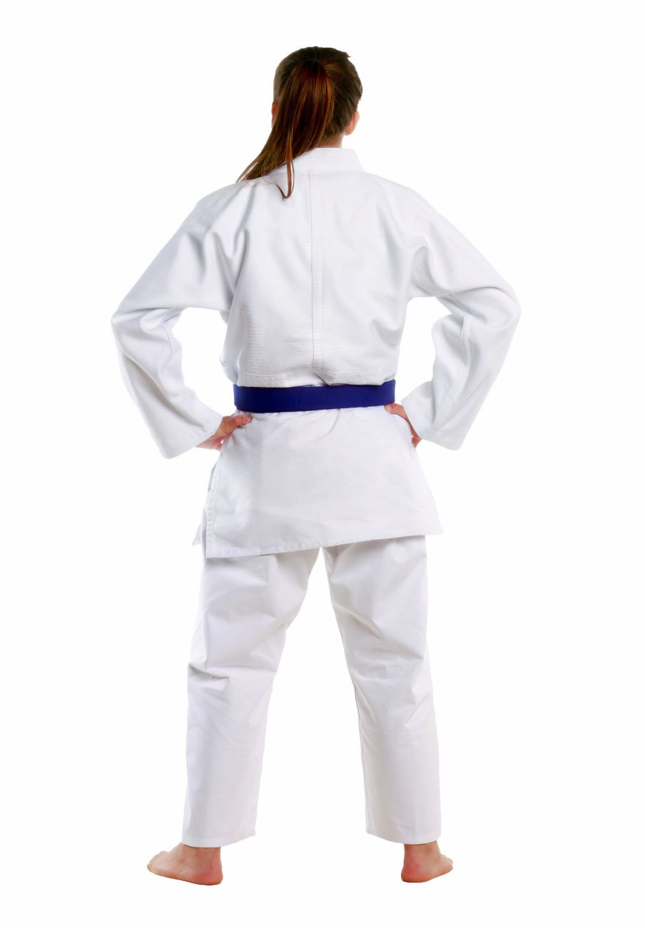 Judogi ITAKI Hajime Bianco - 550 Gr/m², Per Allenamento E Competizione, Con Cintura Inclusa - Foto 8
